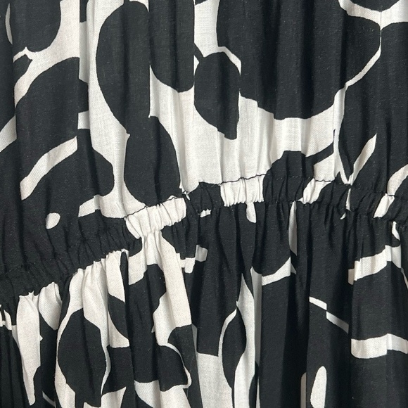 Kate Spade Maxi Sundress Womens Small Tropical Print Ruffle Hem Vacation Resort - Picture 11 of 14